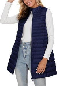<b>Women's</b> Lightweight Breathable Insulated Puffer Vest OEM Manufacturer Custom Logo <b>Sleeveless</b> Quilted <b>Jacket</b> Stand Collar Casual - Product Image 4