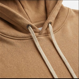 Vêtements pour femmes en molleton de coton épais, coupe oversize, à épaules tombantes, sans cordon, avec logo personnalisé sur le devant, style streetwear, modèle vierge - Product Image 4
