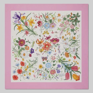 Bandana en coton biologique, prix d'usine personnalisé, design de logo, impression numérique, écharpe carrée double face, mode quatre saisons - Product Image 5