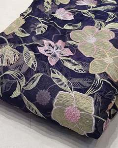 Tela de bordado malté, telas textiles, tela de encaje, tela de organza para marcas de moda, abastecimiento de prendas de vestir, venta al por mayor, exportación a granel, compra - Product Image 6