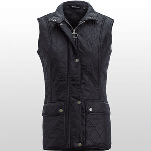 Gilet d'hiver chaud et tendance pour femme, personnalisé OEM, col rabattu, sans manches, matelassé, avec fermeture éclair - Product Image 1