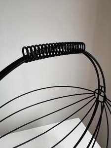 Stylish Black Metal Wire <b>Basket</b> Bowl Ideal For Fruits And Vegetable Storage Kitchen Counter <b>Display</b> Handcrafted From India - Product Image 3