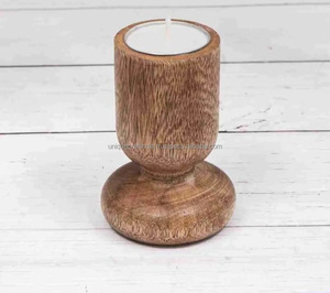Portavelas exclusivo de resina y madera para decoración de lujo, contenedor de velas hecho a mano, perfecto para el hogar, el hotel y la colección de regalos - Product Image 5