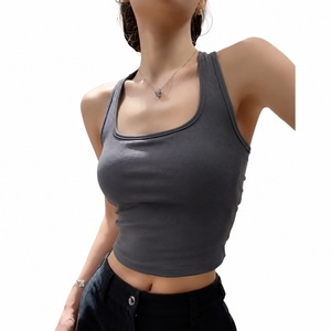 Chaleco de Yoga de Alta Gama para Mujer, Nuevo, Sin Costuras, Acanalado, de Alta Resistencia, Transpirable, Elástico en Cuatro Direcciones, de Secado Rápido - Product Image 3