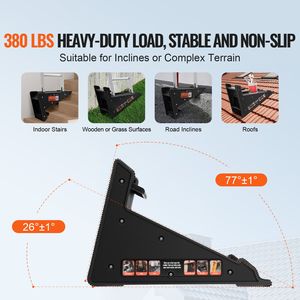 Stabilizzatore per Scale e Piattaforme PP da 380 libbre, Facile da Usare, Versatile Strumento di Livellamento per Scale e Piattaforme, Ideale per lo Stoccaggio - Product Image 2