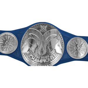 WWE Tag Team Championship Belt Premium Customizable Blue Strap High-Quality Wrestling Title Trophy - Product Image 3