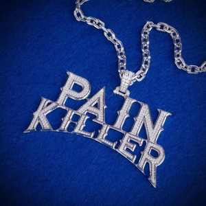 Custom Moissanite VVS Silver <b>Chain</b> for Certified <b>Rapper</b> Name Logo Letter Charm Pendant Men White Color - Product Image 2