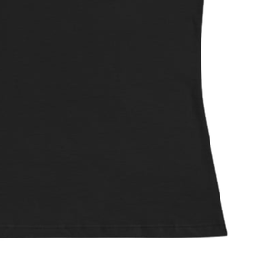 T-shirt noir décontracté pour femme, coupe ample, col rond, en coton doux, manches courtes, vêtement de mode décontracté pour tous les jours - Product Image 3