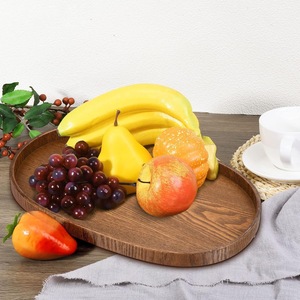 Bandeja Apilable de Madera con Bordes Lisos, Asa y Diseño de Frutas para Eventos de Catering, Hoteles, Restaurantes y Bodas - Product Image 5