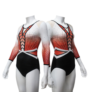 2026 Justaucorps de gymnastique et de danse une pièce pour filles, personnalisé et unique, par sublimation, pour compétition, avec services OEM - Product Image 3