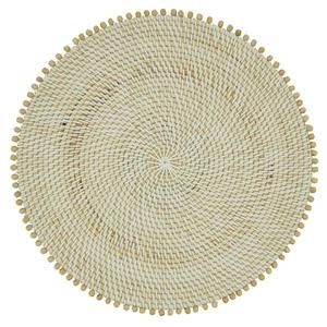 Mantel individual redondo de ratán, tejido fino natural, hecho a mano, decoración para mesa de comedor, para restaurante, hotel, venta al por mayor, sostenible - Product Image 2