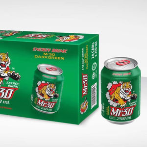 Bebidas Energéticas Sin Azúcar y Bajas en Carbohidratos al por Mayor, Mr30 Blue Editions, OEM ODM, Bebida Refrescante en Lata/Botella de 250 ml, Muestra Gratis Disponible - Product Image 1