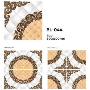 Vistaar Factory, proveedor indio, Foshan 600x600 Book Match, baldosas de cerámica de mármol, baldosas de porcelana a precio de fábrica - Product Image 1