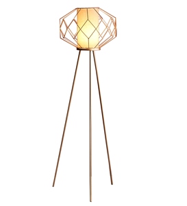 Lampe sur pied de luxe en métal doré avec base en métal, OEM ODM, faible MOQ, prix d'usine, vente en gros, approvisionnement en vrac - Product Image 4