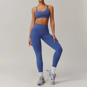 Luxury Yoga Set Premium Quality Fitness Training Outfit Lightweight Breathable Stretchable Activewear - Product Image 5