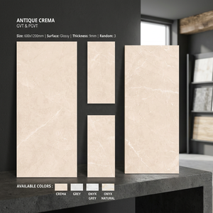 Carreaux de céramique émaillés de métro 60x120mm Rectifiés Design simple Carreaux de porcelaine polis à l'aspect marbre de Carrare - Product Image 6