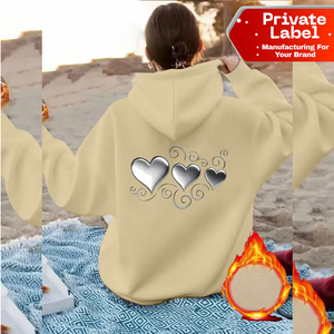 Sudaderas Cortas de Moda Urbana para Mujer, Sudaderas con Capucha Lisas - Product Image 1