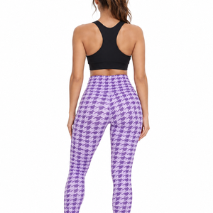 <b>Ladies</b> High Waisted <b>Leggings</b> Workout Yoga Gym Pants Stretch Fitness Tights Activewear Sports Clothing Custom Wholesale OEM Daily - Product Image 6