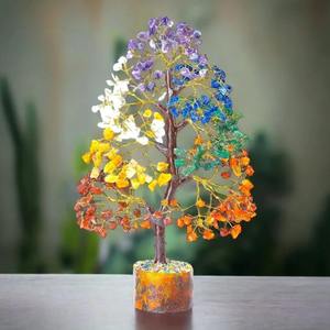 Árbol de la Vida de Cristal Hecho a Mano con 7 Chakras, Árbol del Dinero de Piedras Preciosas Naturales, Feng Shui, Sanación, Reiki, Meditación, Decoración para el Hogar y la Oficina, Regalo - Product Image 3
