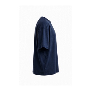 T-shirt à manches courtes pour homme, coupe classique, col rond, couleur personnalisée, 100% coton tricoté, motif uni, décontracté, anti-boulochage, manches raglan - Product Image 4