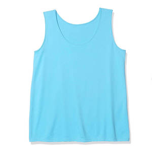 Camiseta Deportiva Corta sin Mangas para Hombre, Cuello Redondo, Transpirable, 100% Algodón, Estilo Casual, para Gimnasio, Verano, con Hombros Descubiertos y Tejido Acanalado - Product Image 6