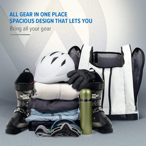 กระเป๋าเป้สะพายหลังสำหรับเดินทาง ทนทาน กันน้ำ สำหรับใส่รองเท้าสกีและอุปกรณ์เสริม ขายดี - Product Image 3