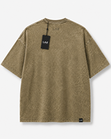 T-shirt vintage personnalisé avec logo, effet délavé, qualité supérieure, nouveau modèle pour homme, 100% coton biologique, respirant, séchage rapide, streetwear, hip hop