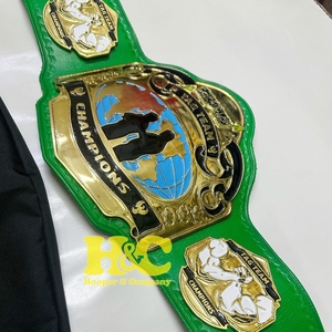 Customized Fighting & Wrestling Championship Belt with Pu Leather and Brass Eco-friendly Unisex High Waist Match Winner Strap - Product Image 3