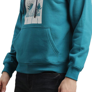 Sweat-shirts à capuche en molleton thermique 100% coton pour hommes de haute qualité avec poche, logo personnalisé imprimé, streetwear en gros - Product Image 6