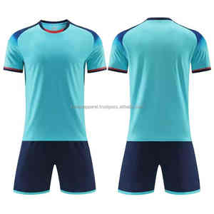 Venta al por mayor Adultos Entrenamiento Deportivo Manga Corta Equipo de Competición Ropa Deportiva Uniforme de Fútbol Conjunto Para Hombres Unisex - Product Image 3