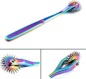 Rueda de Wartenberg de Alta Calidad, de Acero Inoxidable, con 5 Puntas, Instrumento de Diagnóstico, Multicolor Arcoíris - Product Image 2