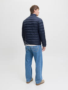 Blouson matelassé à capuche personnalisé pour homme, imperméable et coupe-vent, pour le printemps, style universitaire, streetwear, moto, en duvet de canard blanc - Product Image 2