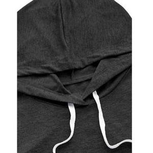 Débardeurs Homme Noir à Capuche avec Lacets, Style Décontracté pour la Gym, Conception OEM, Personnalisation de Marque, Prix le Plus Bas - Product Image 3
