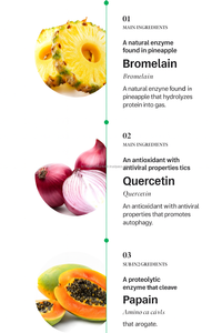 Supplément d'extrait naturel de haute résistance de quercétine de broméline coréenne OEM ODM - Product Image 5