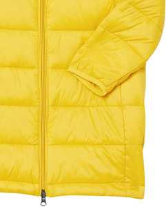 Men Women's Winter Waterproof Breathable Eco-Friendly Hooded Cotton Puffer <b>Jacket</b> Lightweight <b>Packable</b> Coat with puff printing - Product Image 4
