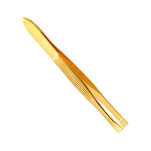 Pinzas Profesionales para Cejas de Acero Inoxidable con Punta Inclinada - Product Image 3