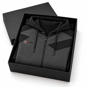 Custom Men Zipper Hoodie Full <b>Zip</b> <b>Hooded</b> Sweatshirt Soft Fleece Fabric Lightweight Construction Comfortable Fit Casual Apparel - Product Image 6