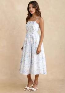 เดรสยาวลายทางฤดูร้อนปี 2026 ทรงเข้ารูป เซ็กซี่ สไตล์โบฮีเมียน วินเทจ เปิดหลัง ไม่มีแขน เหมาะสำหรับวันหยุด - Product Image 4