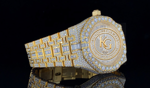 Montre mécanique de luxe de haute qualité sertie de diamants, résistante à l'eau, bracelet en acier inoxydable tendance, cadran analogique unisexe - Product Image 3