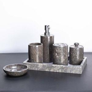 Ensemble de salle de bain en pierre de qualité supérieure, conçu pour sa durabilité, sa résistance à l'humidité et son utilisation quotidienne longue durée - Product Image 6