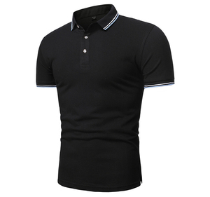 OEM ODM High Quality Men’s Polo <b>Shirt</b> 100% Cotton Stand Up <b>Collar</b> Custom Design Polo Neck <b>T</b> <b>Shirt</b> Casual Fashion Polo <b>Shirt</b> Men - Product Image 2