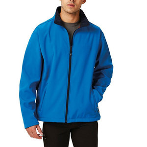 Veste softshell imperméable pour homme, personnalisée, pour la montagne, noire, pour l'entraînement sportif, coupe-vent, thermique, pour la randonnée - Product Image 5