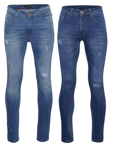 Jeans pour hommes coupe droite respirants en denim déchiré – Vente chaude – Pantalons en jean skinny simples et tendance – Vêtements pour hommes – Jeans déchirés - Product Image 4