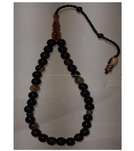 Corne d'imitation antique faite à la main Misbaha pour hommes perles religieuses islamiques élégantes en vrac corne naturelle Tasbeeh islamique vente en gros - Product Image 6