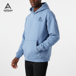 Sudadera con Capucha AIFRAN Personalizada con Logotipo 3D para Hombre, Estilo Urbano, Oversize, Felpa de Alta Densidad, Unisex, Ropa Deportiva de Lujo para Gimnasio - Product Image 5