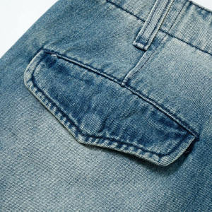 Nueva Llegada, Pantalones Cortos de Mezclilla para Hombre a la Moda, Pantalones Cortos de Mezclilla de Alta Calidad a Precio Económico, Pantalones Cortos Largos de Mezclilla de Cintura Alta para Hombre, Estilo Casual - Product Image 6