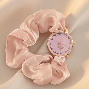 Elegant Women's Quartz <b>Watch</b> Fashionable pink Hairband Ladies <b>Watches</b> Girlfriend Gift 261024 - Product Image 1