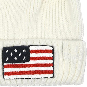 Wholesale White Rib Knit Beanie <b>Hat</b> <b>Winter</b> Cap Unisex Soft Warm Stretch Plain Skull Cap Custom Logo <b>Hat</b> - Product Image 4