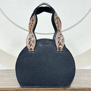 กระเป๋าใส่อาหาร2025หนังวัวสไตล์ตะวันตกกระเป๋าลายดอกไม้พร้อมกระเป๋าสะพายไหล่ดีไซน์เนอร์ลายตารางหมากรุกสไตล์แฟชั่นอินเทรนด์ - Product Image 5