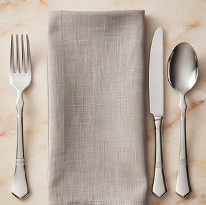 Ensemble de couverts en argent massif faits à la main, en acier inoxydable, parfait pour des dîners de luxe, une mise en scène de table élégante et des événements spéciaux - Product Image 4